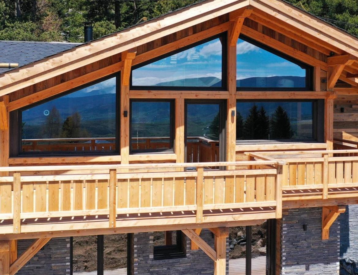 Chalet Aguila - Jacuzzi Et Sauna Panoramique - Construit En 2023 Bolquère Zewnętrze zdjęcie