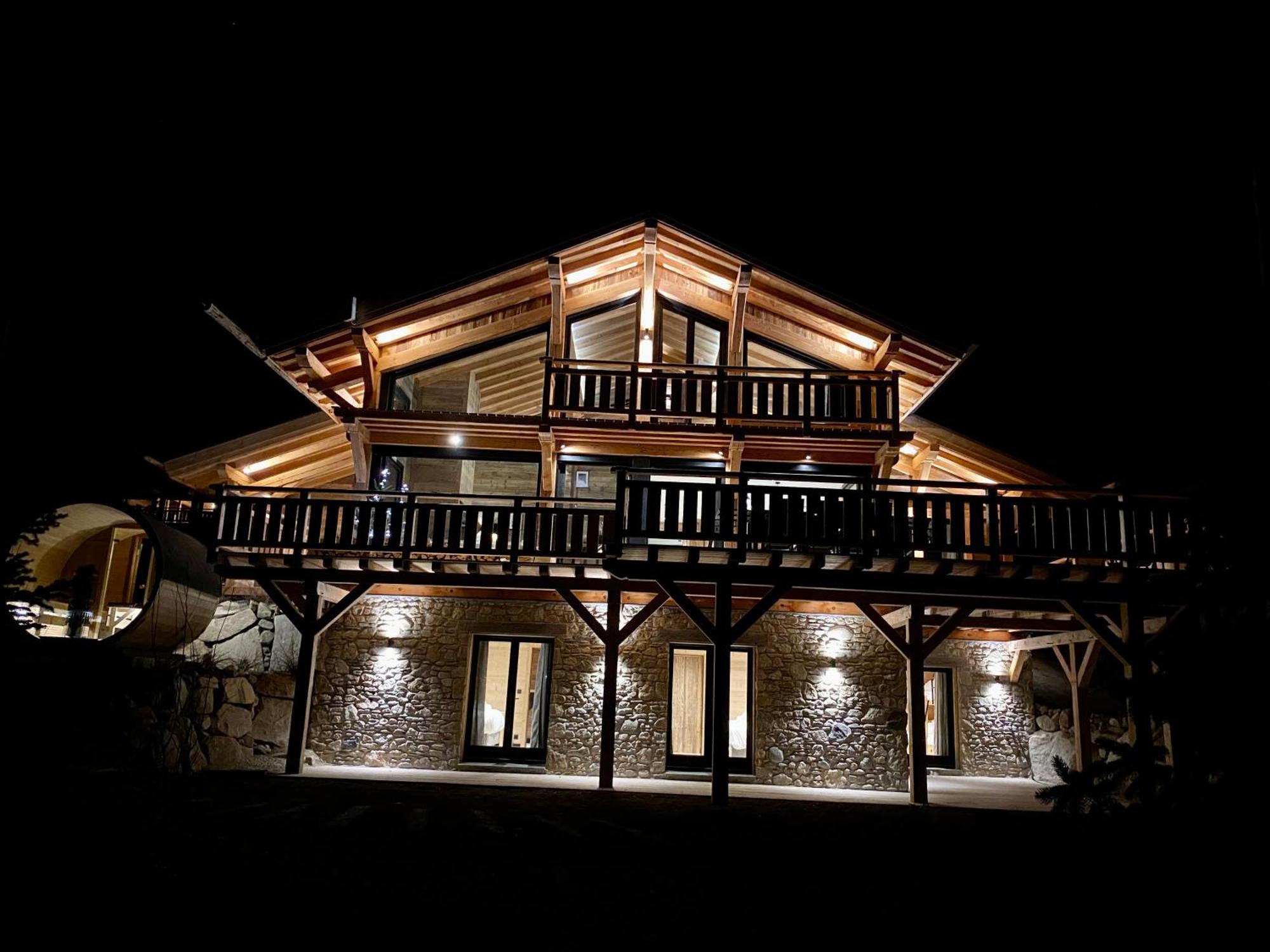 Chalet Aguila - Jacuzzi Et Sauna Panoramique - Construit En 2023 Bolquère Zewnętrze zdjęcie