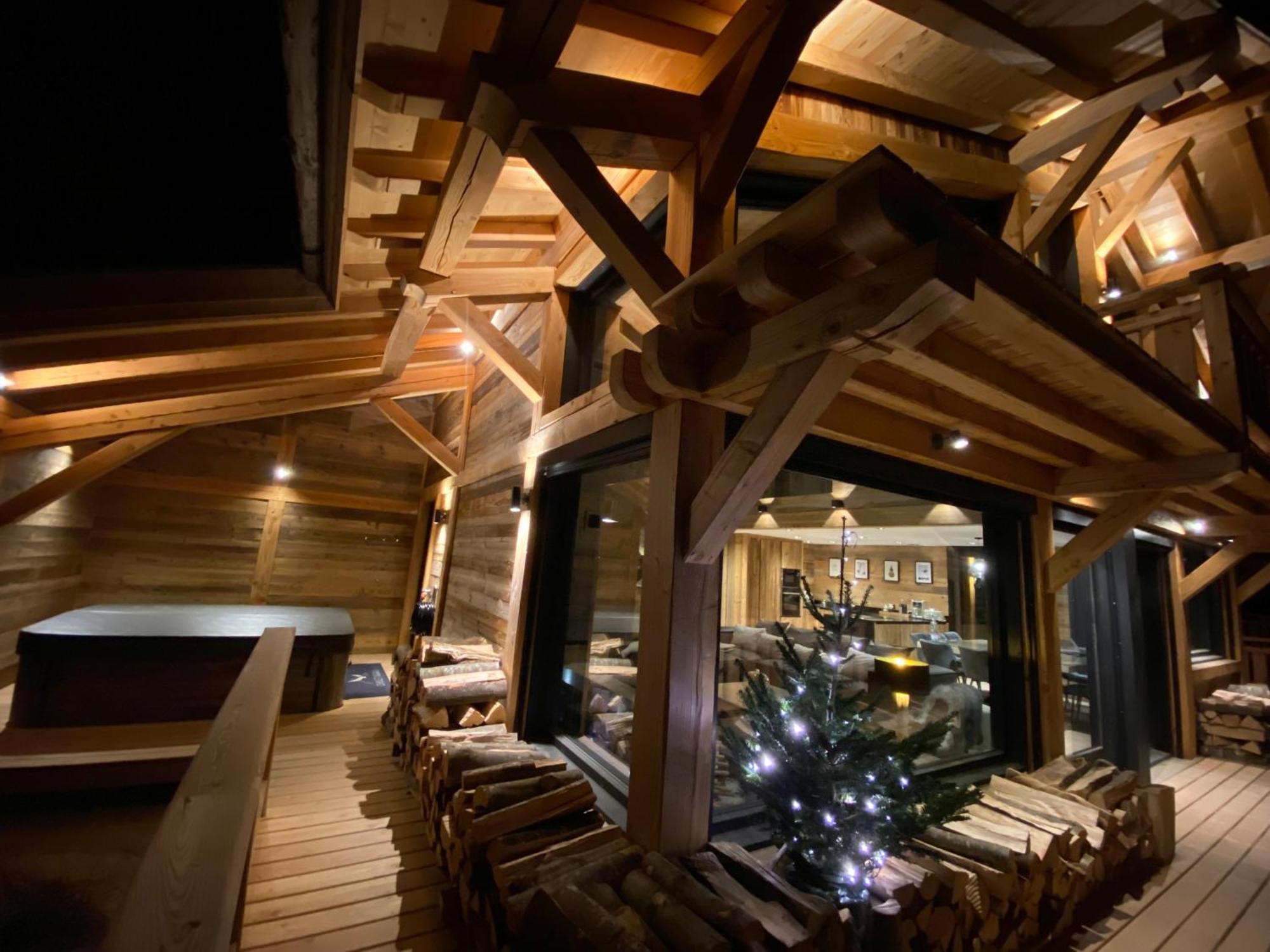 Chalet Aguila - Jacuzzi Et Sauna Panoramique - Construit En 2023 Bolquère Zewnętrze zdjęcie