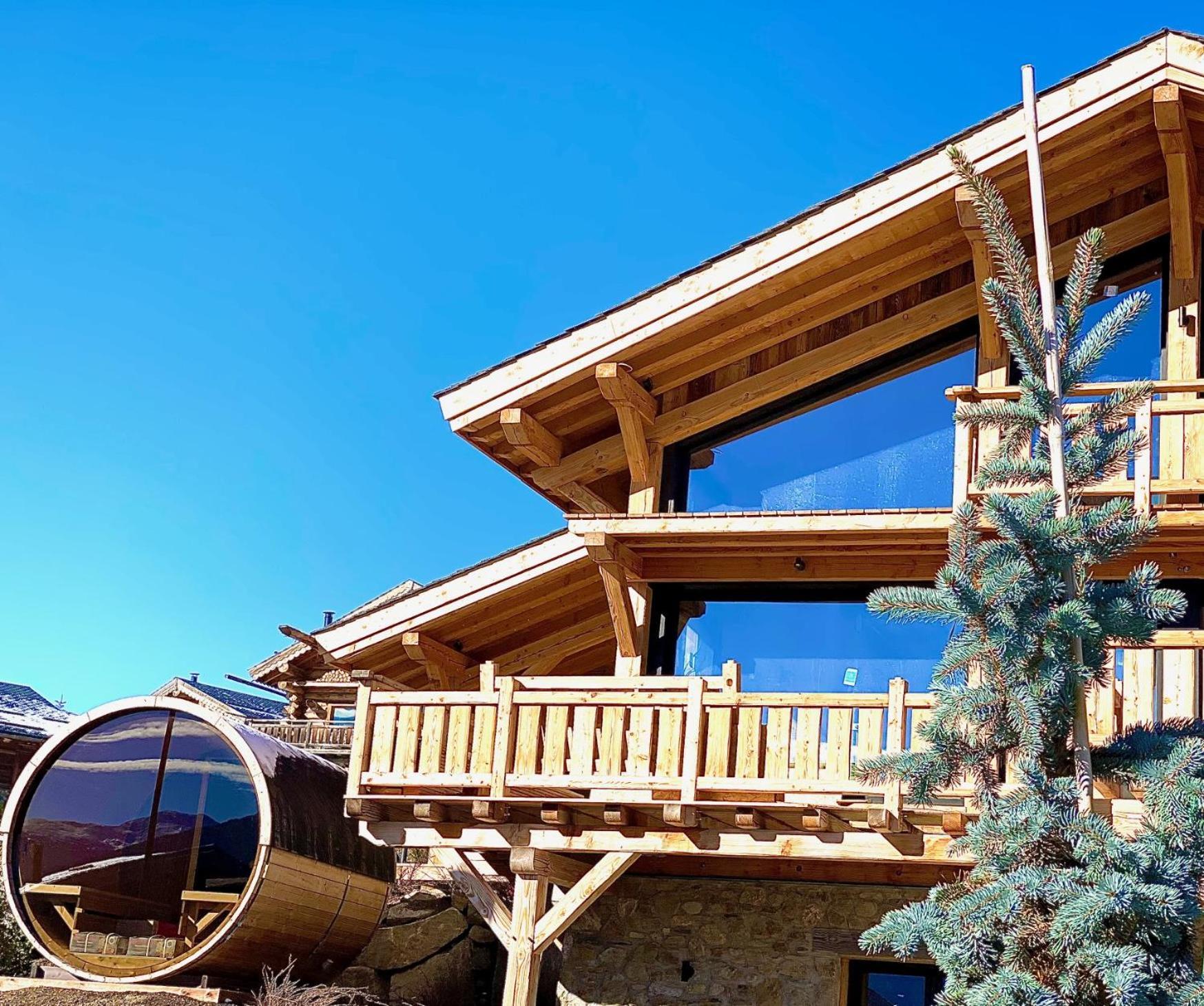 Chalet Aguila - Jacuzzi Et Sauna Panoramique - Construit En 2023 Bolquère Zewnętrze zdjęcie
