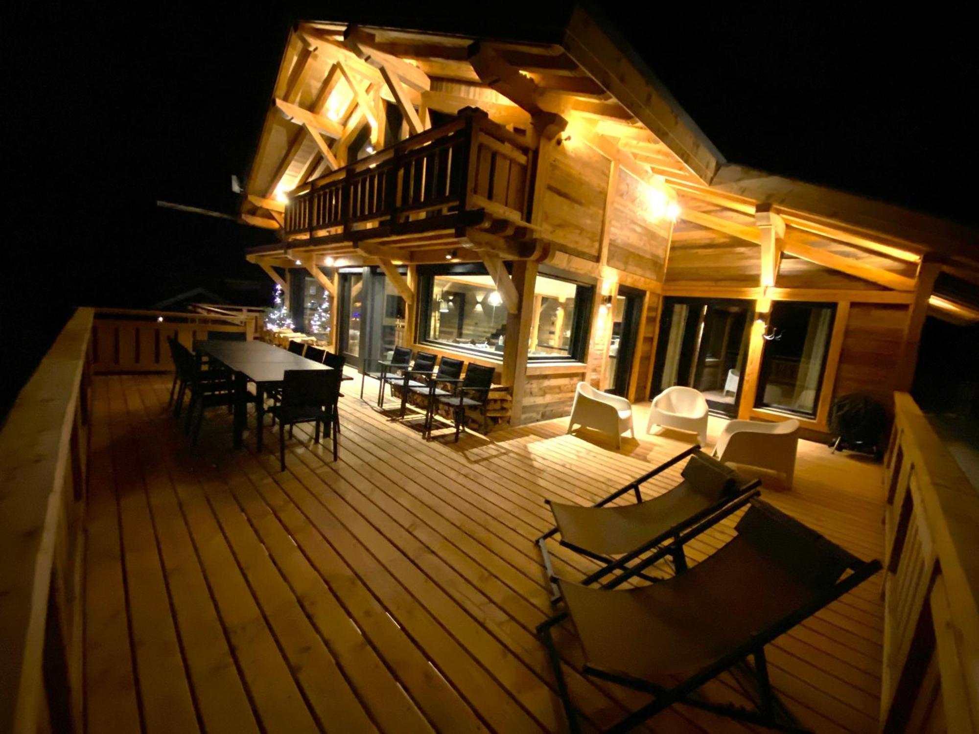Chalet Aguila - Jacuzzi Et Sauna Panoramique - Construit En 2023 Bolquère Zewnętrze zdjęcie