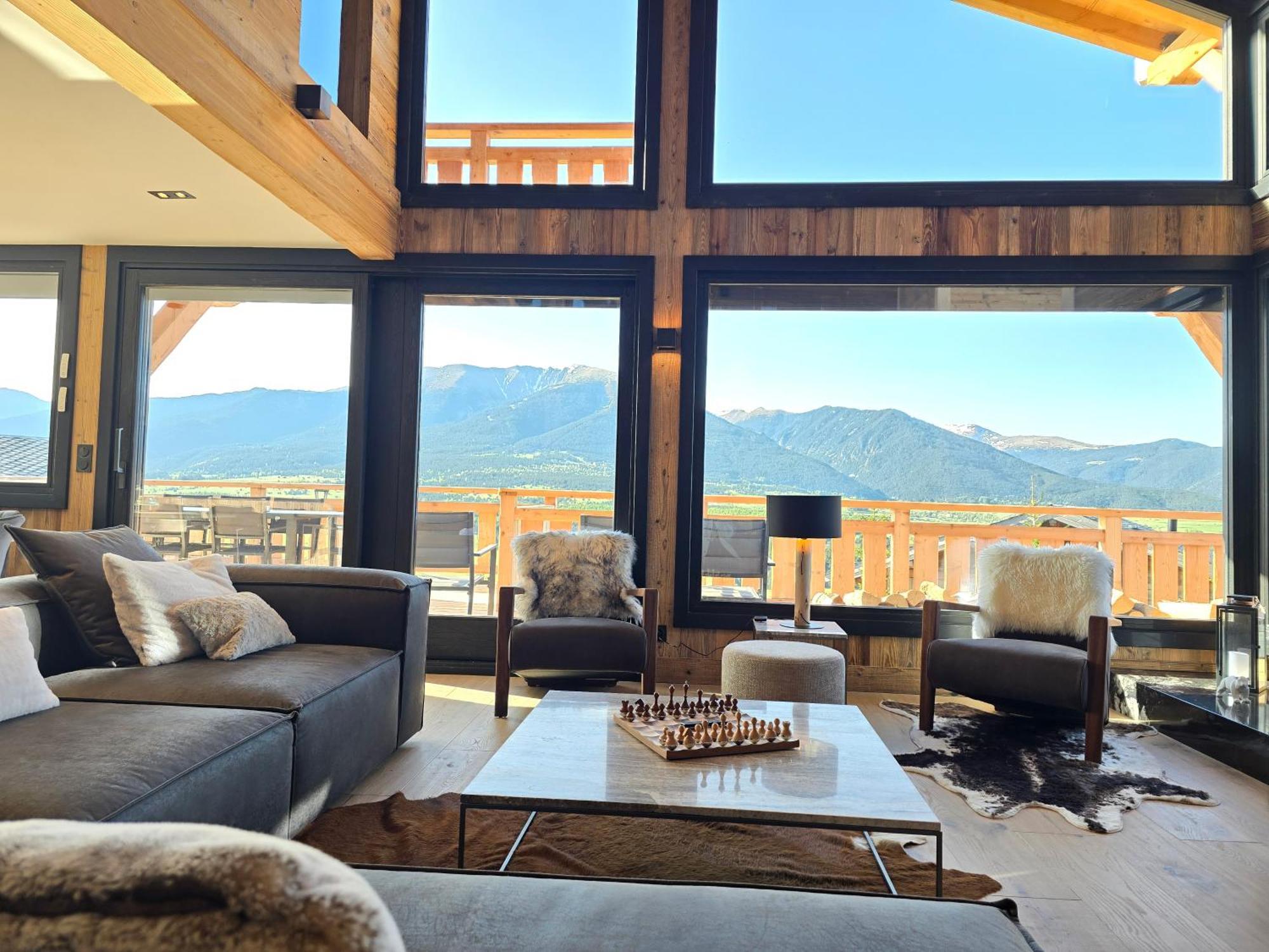 Chalet Aguila - Jacuzzi Et Sauna Panoramique - Construit En 2023 Bolquère Zewnętrze zdjęcie