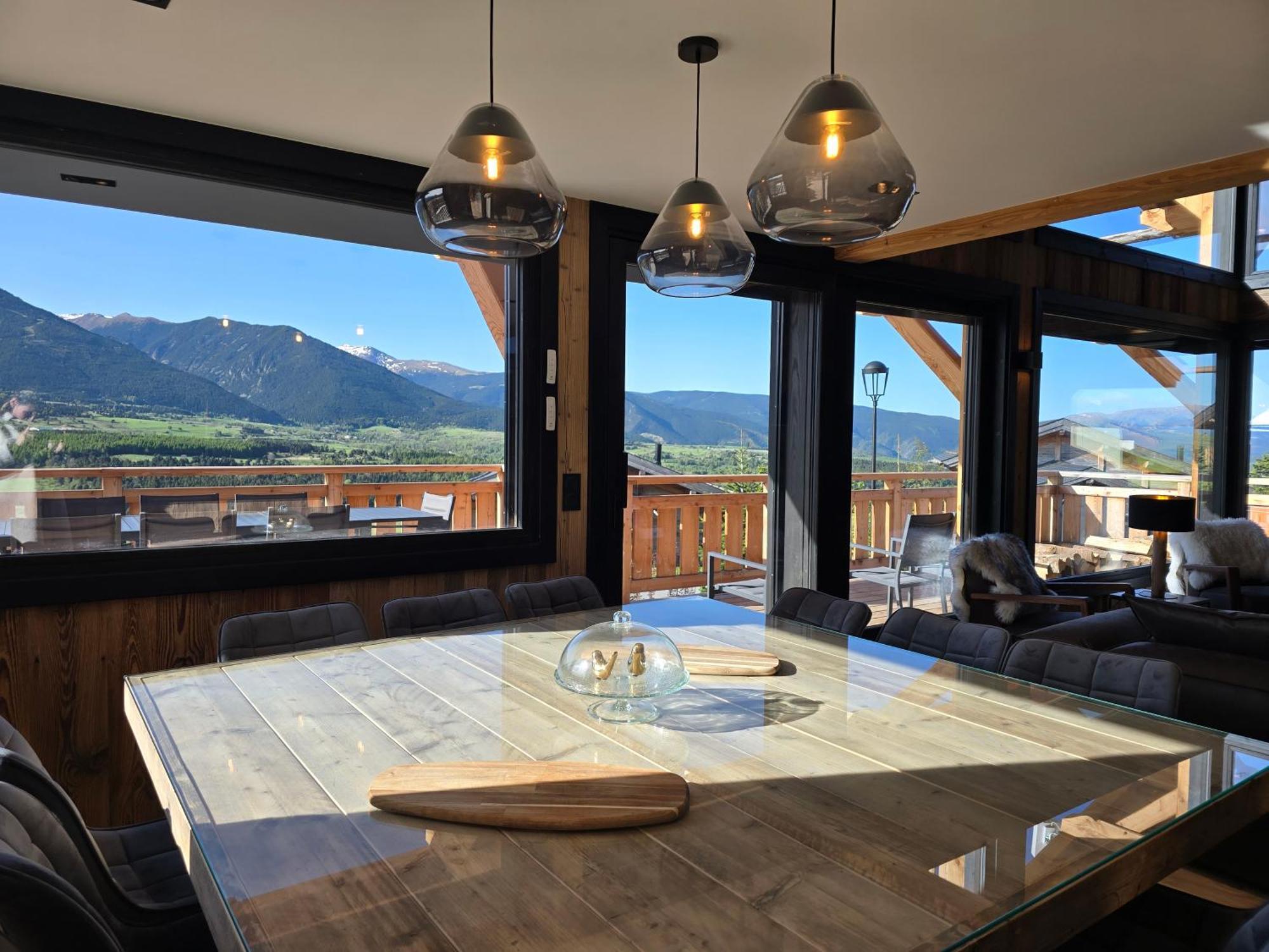 Chalet Aguila - Jacuzzi Et Sauna Panoramique - Construit En 2023 Bolquère Zewnętrze zdjęcie