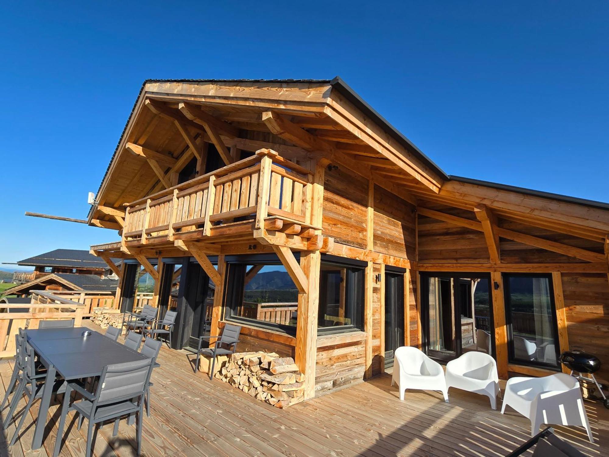 Chalet Aguila - Jacuzzi Et Sauna Panoramique - Construit En 2023 Bolquère Zewnętrze zdjęcie
